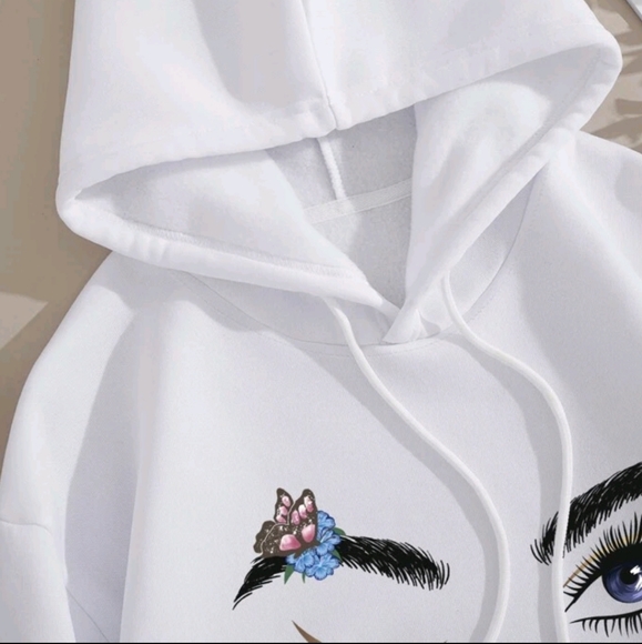 Women's Hooded Sweatshirt Sz S NWT - Picture 3 of 6